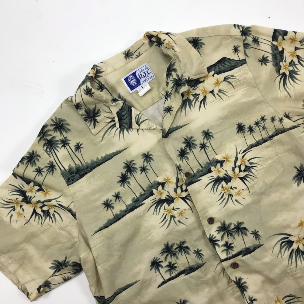 Vintage Hawaiian Palm Tree T-Shirt Mens Size Large